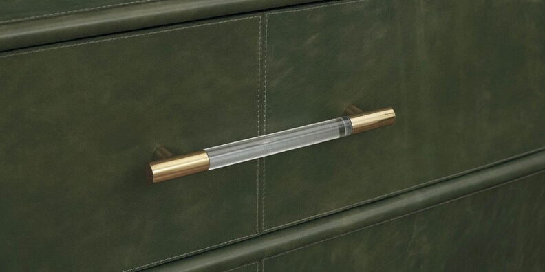 Caspian Verde Green Accent Chest image number 5