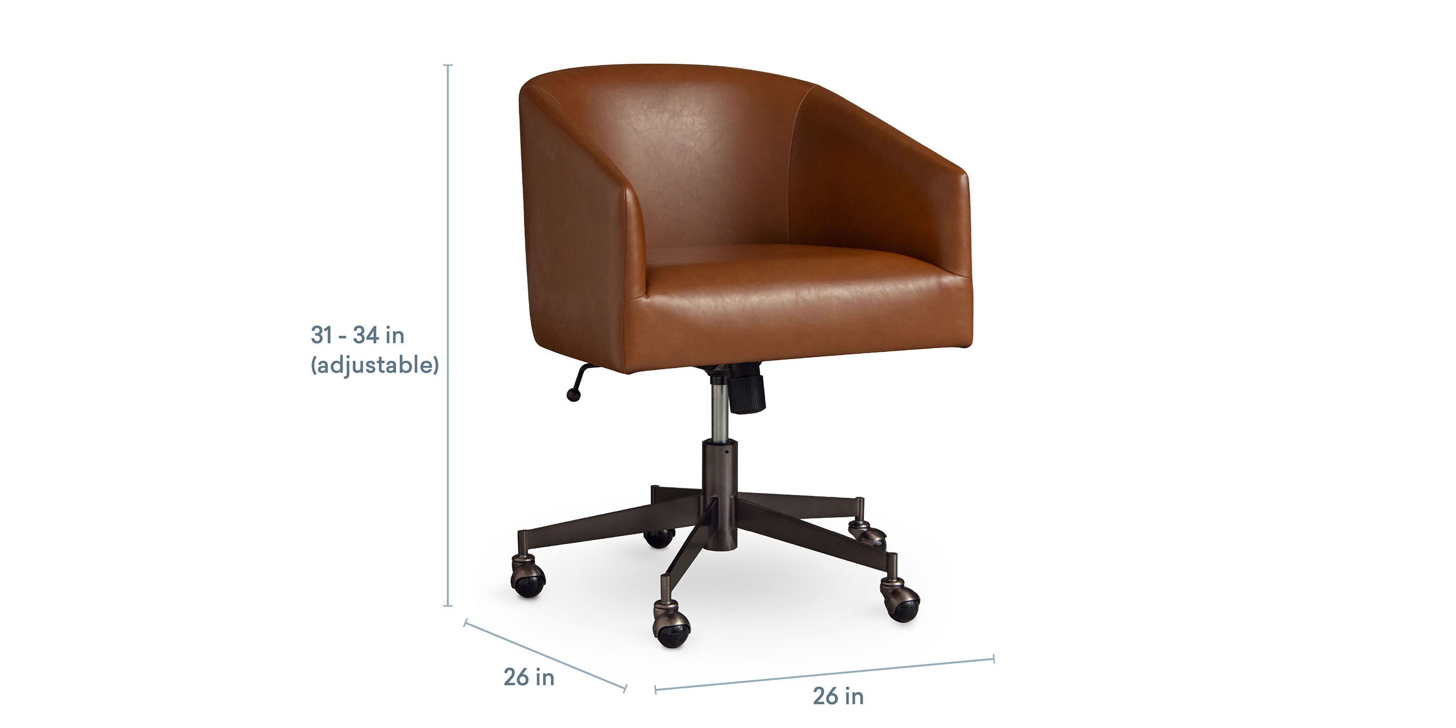 HomeWork Montford Office Chair - Thumbnail 5