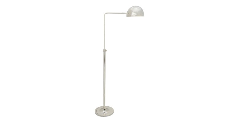 Sheldon Polished Nickel Floor Lamp image number 0