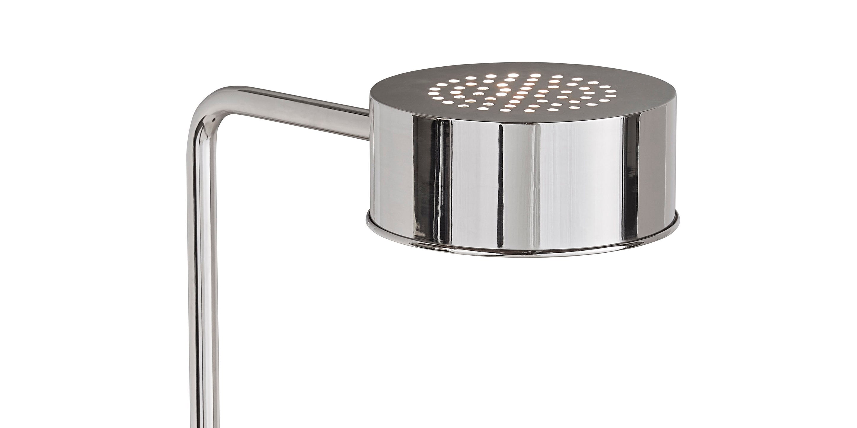 Bryson Polished Nickel Floor Lamp - Thumbnail 4