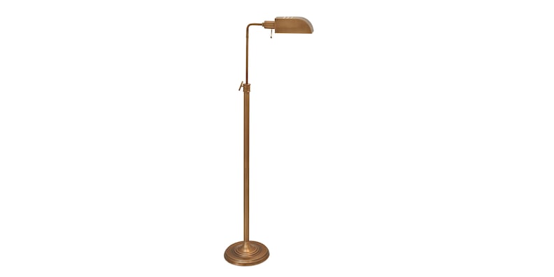 Simone Aged Brass Floor Lamp image number 0