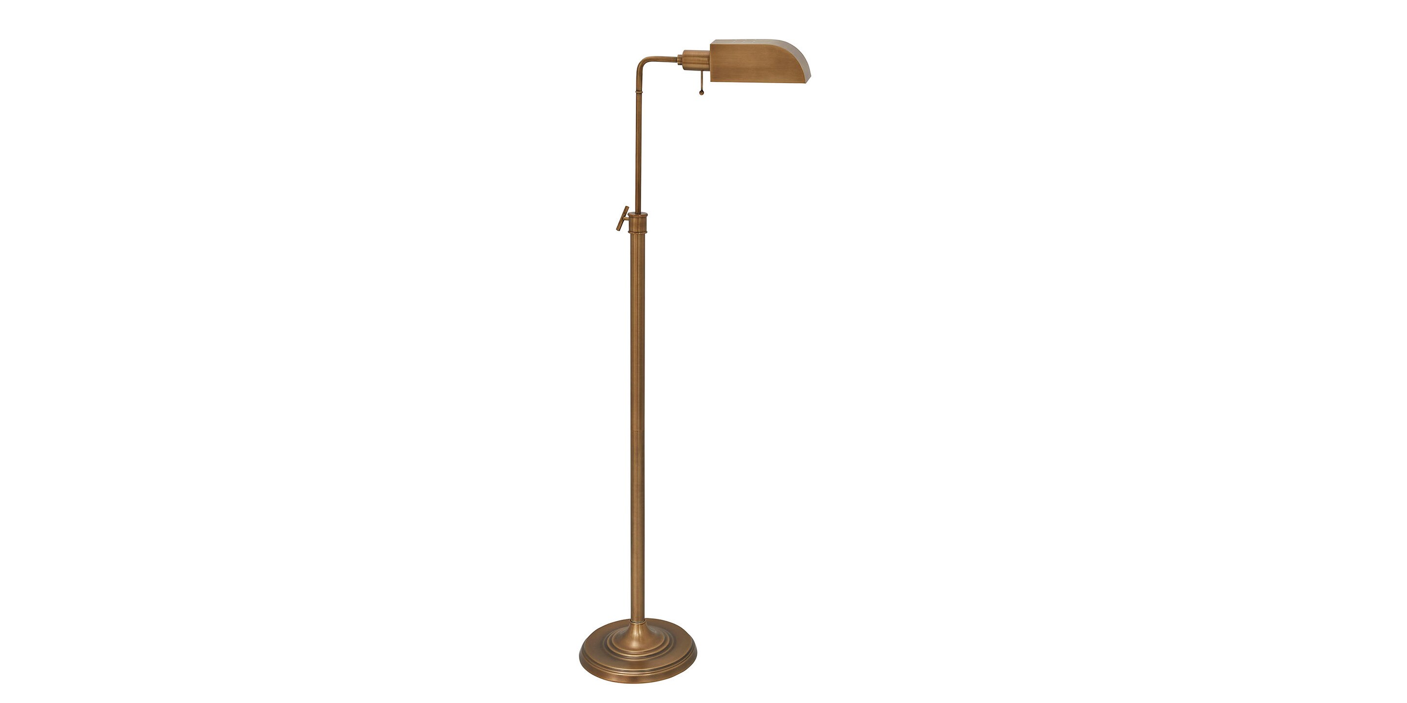 Simone Aged Brass Floor Lamp - Thumbnail 2