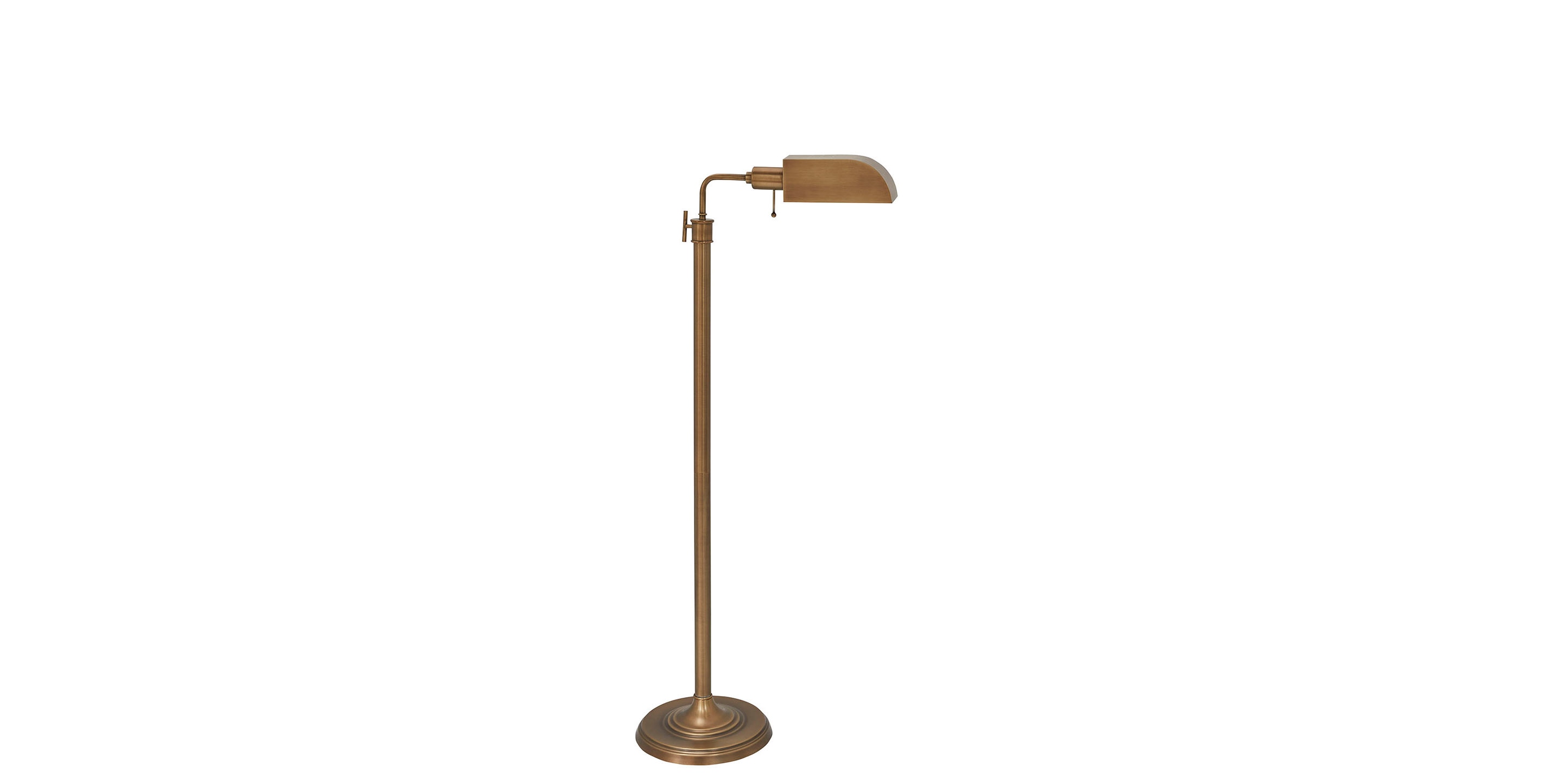 Simone Aged Brass Floor Lamp - Thumbnail 5