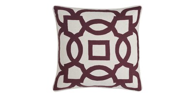 Nora Wine Pillow Cover + Insert