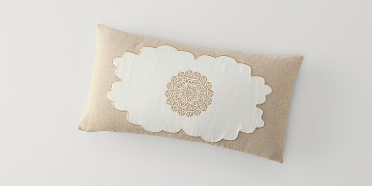 Macon Nat/Ivory Pillow Cover + Insert image number 0