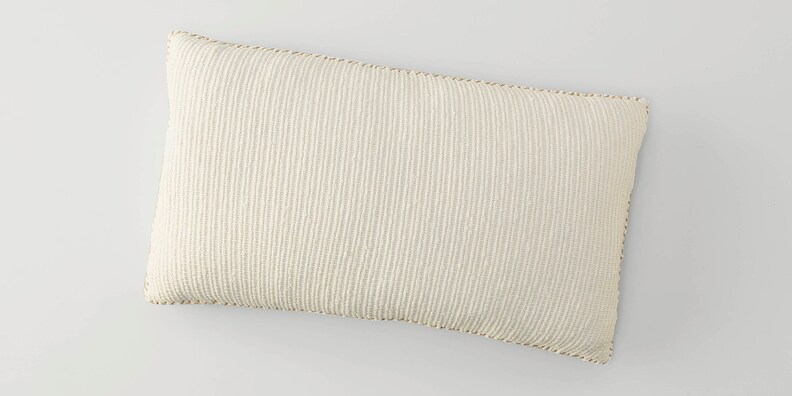 Morgan Ivory Pillow Cover + Insert image number 0