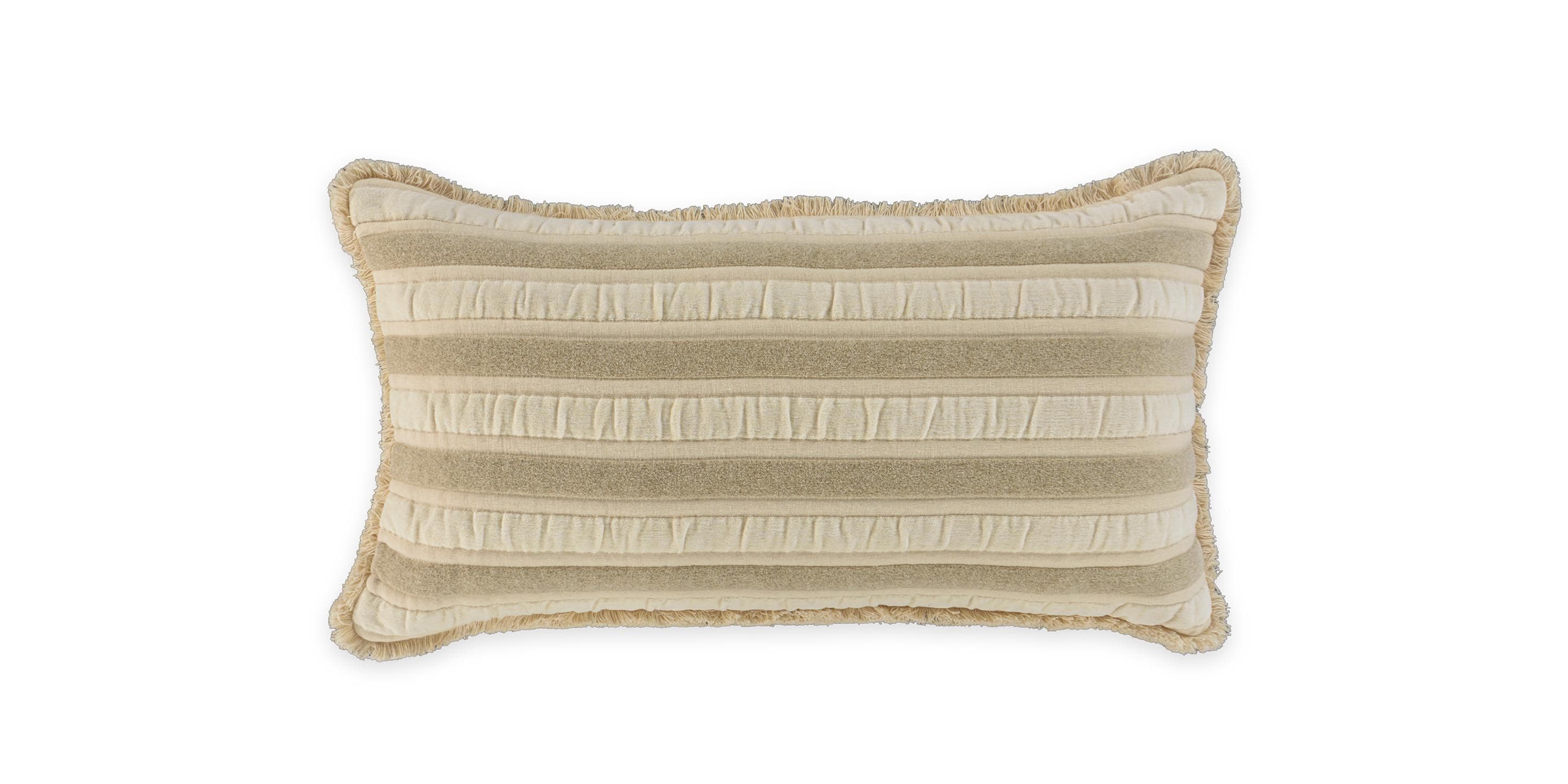 Teresa Natural Pillow Kit 14x26 | Bassett Furniture