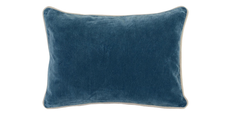 Heirloom Velvet Marine Lumbar Pillow Cover image number 0