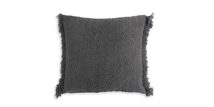 Taylor Charcoal Pillow Cover image number 1