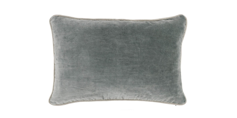 Heirloom Velvet Bay Green Lumbar Pillow Cover image number 0