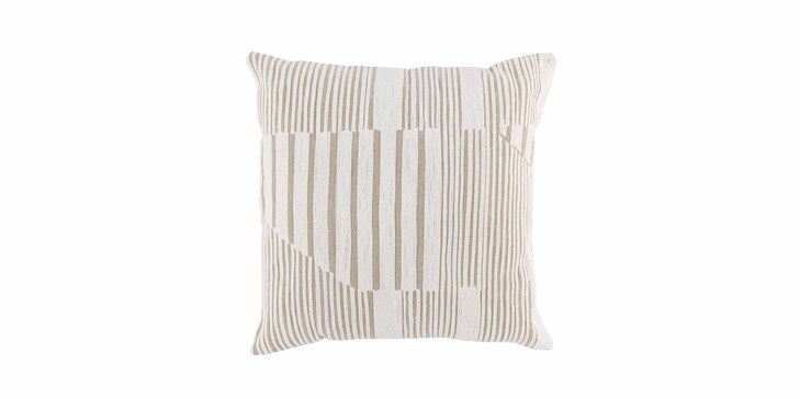 Levi Ivory Natural Pillow Cover+Insert image number 0