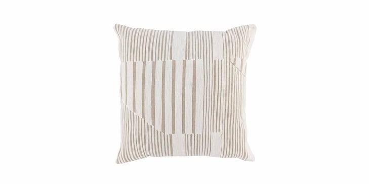 Levi Ivory Natural Pillow Cover+Insert image number 0
