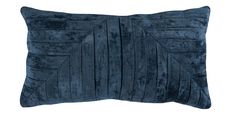 Aubry Nightfall Blue Pillow Cover image number 0