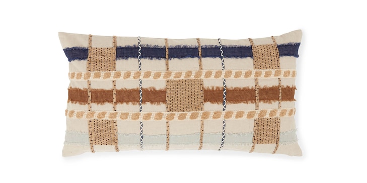 Stratton Blue Pillow image number 0