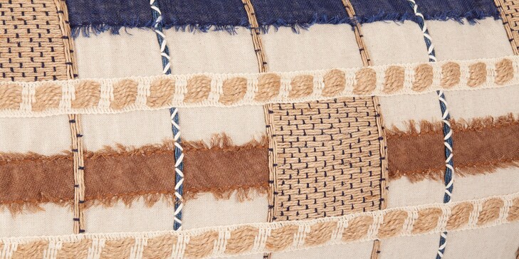Stratton Blue Pillow image number 4