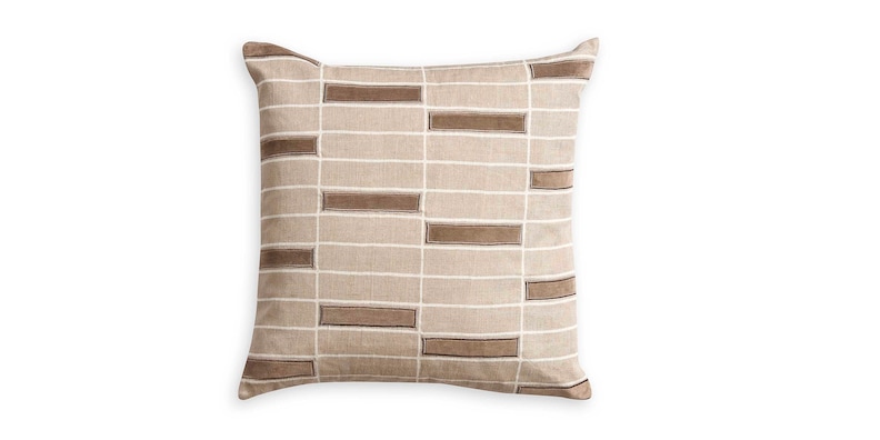 Breccia Taupe Pillow image number 0