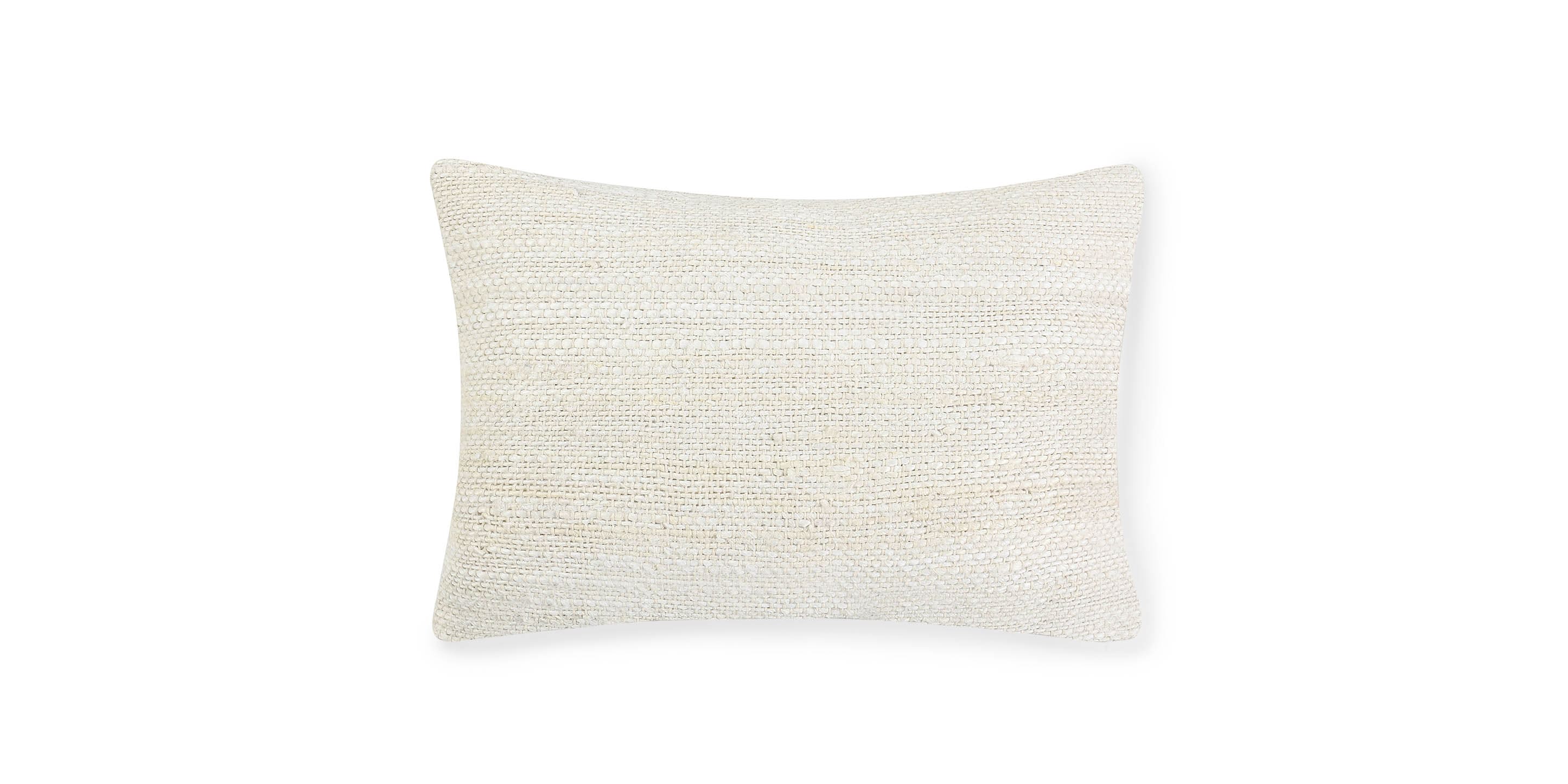 Halter Ivory Pillow Cover | Bassett Furniture