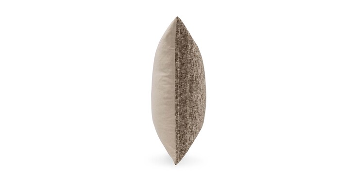 Beryl Cocoa Brown Pillow Cover image number 2