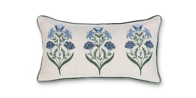 Belcourt Embroidered Floral Pillow Cover