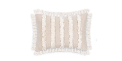 Edisto Striped Tassel Pillow Cover
