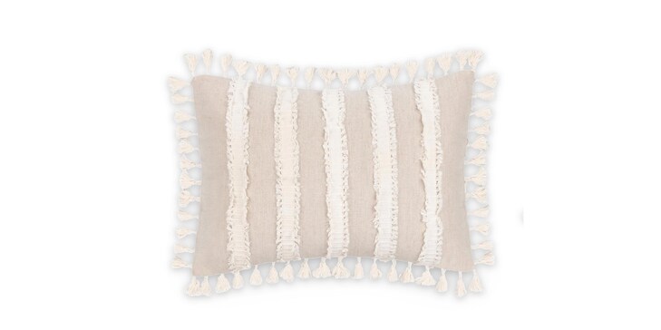 Edisto Natural/Ivory Pillow Cover image number 0