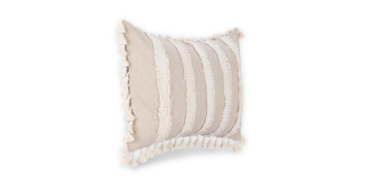 Edisto Natural/Ivory Pillow Cover image number 3