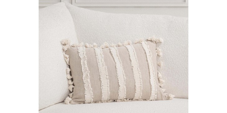 Edisto Natural/Ivory Pillow Cover image number 1