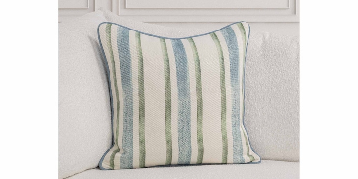 Harbor Blue/Green Pillow Cover image number 1