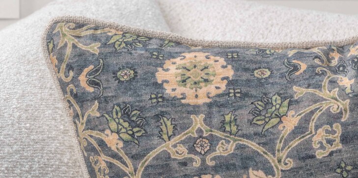 Ira Blue Sea Multi Pillow Cover image number 2