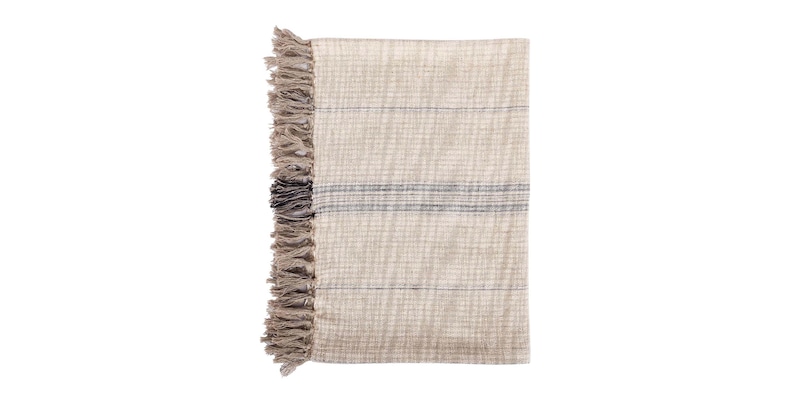 Ria Natural Black Throw image number 0