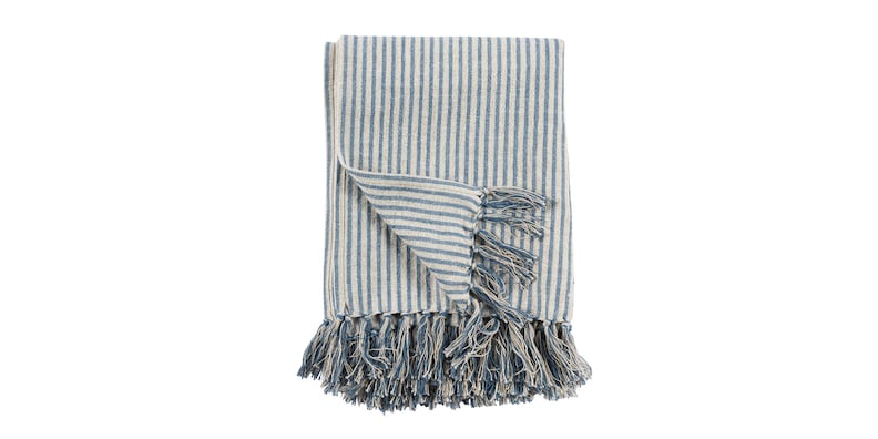 Balboa Blue Natural Throw image number 0