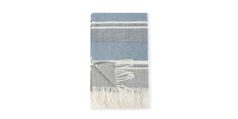Lima Capri Blue Throw image number 1