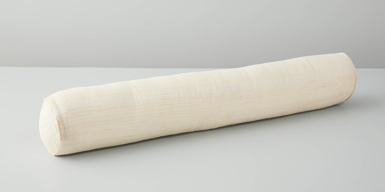 Aman Ivory Bolster Pillow | Bassett Furniture