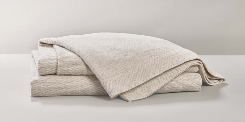 Burhan Oatmeal Coverlet image number 1
