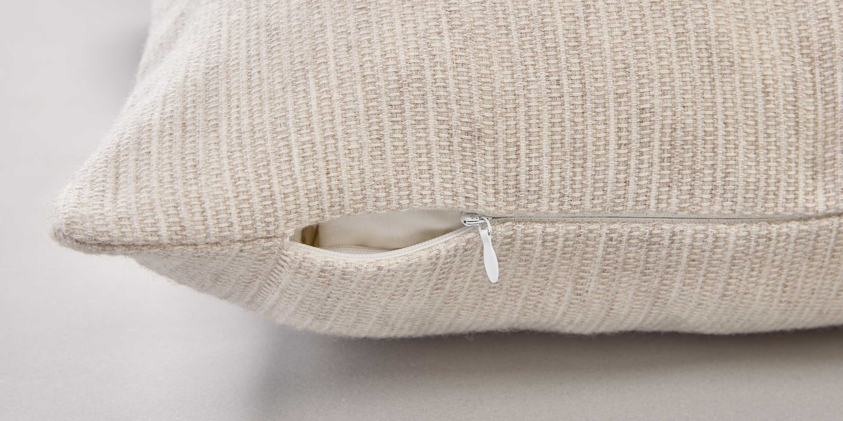 Burhan Oatmeal Pillow Shams - Thumbnail 3