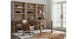 Peninsula Desk w/Bookcase & Hutch