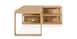 Peninsula Desk w/Bookcase