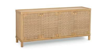 Montauk Woven 4 Door Credenza