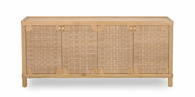 Montauk Woven 4 Door Credenza
