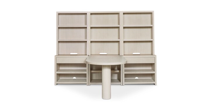 Peninsula Desk Wall Unit - 3 image number 1