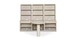 Peninsula Desk Wall Unit - 3