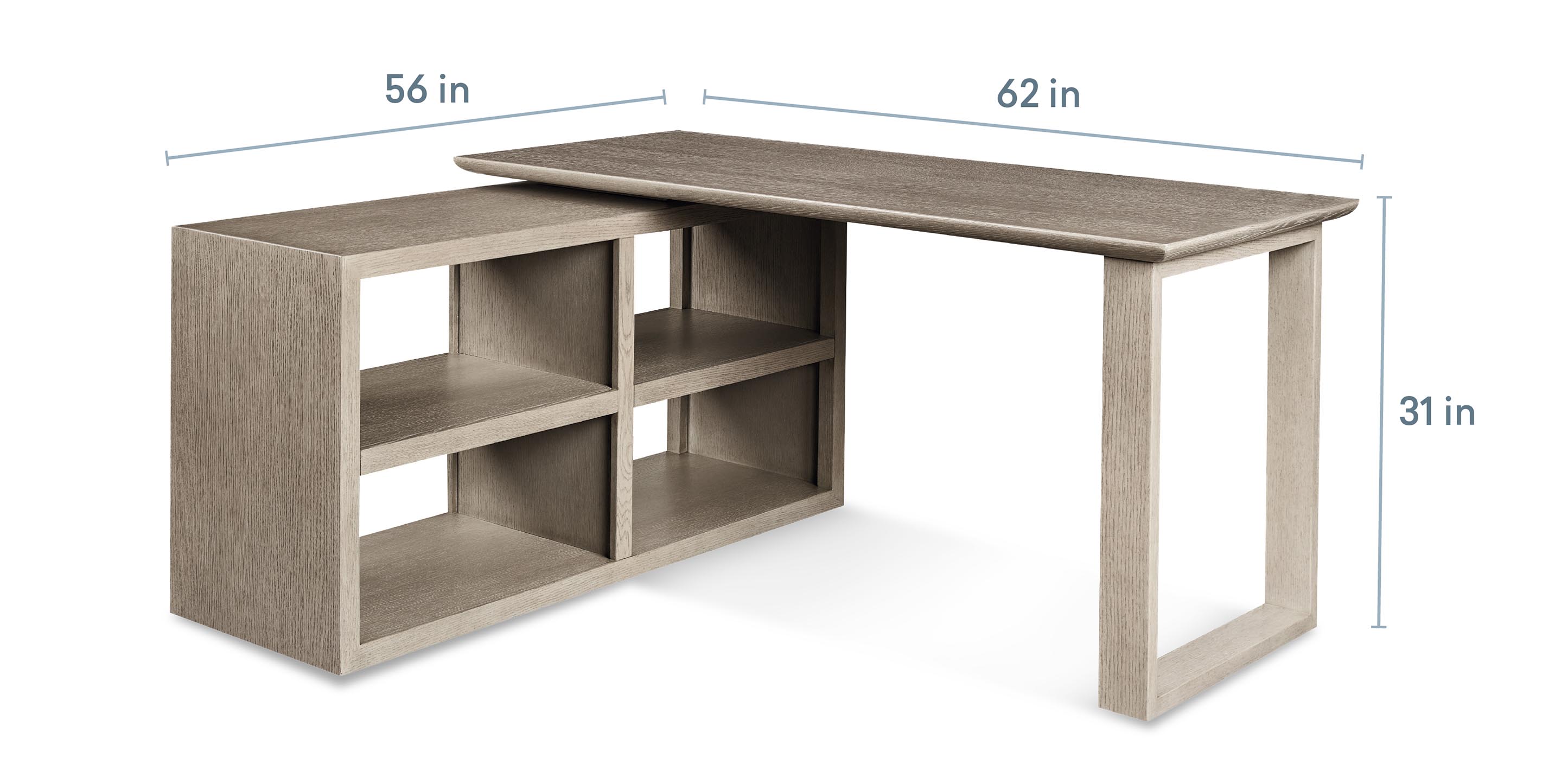HomeWork Modular L-Shaped Desk - Thumbnail 5