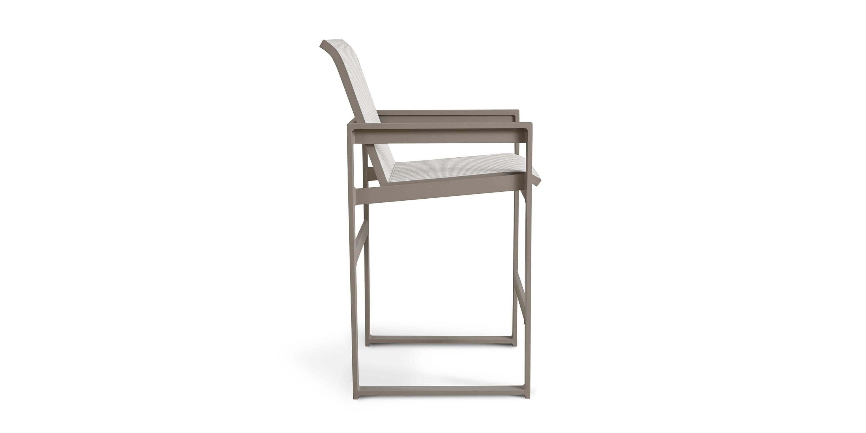 Bonavista Outdoor Track Arm Bar Stool Bassett Furniture