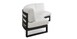 2pc Curved Armless Sectional