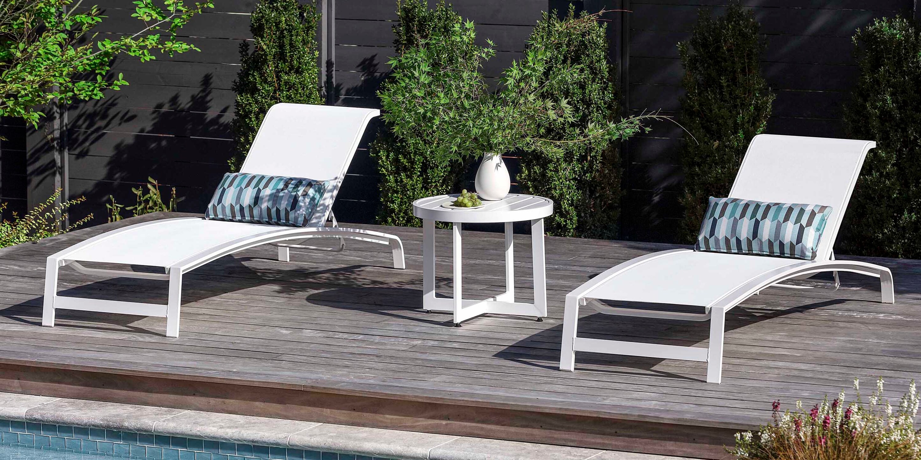 Walker Outdoor Chaise Lounge Bassett Furniture