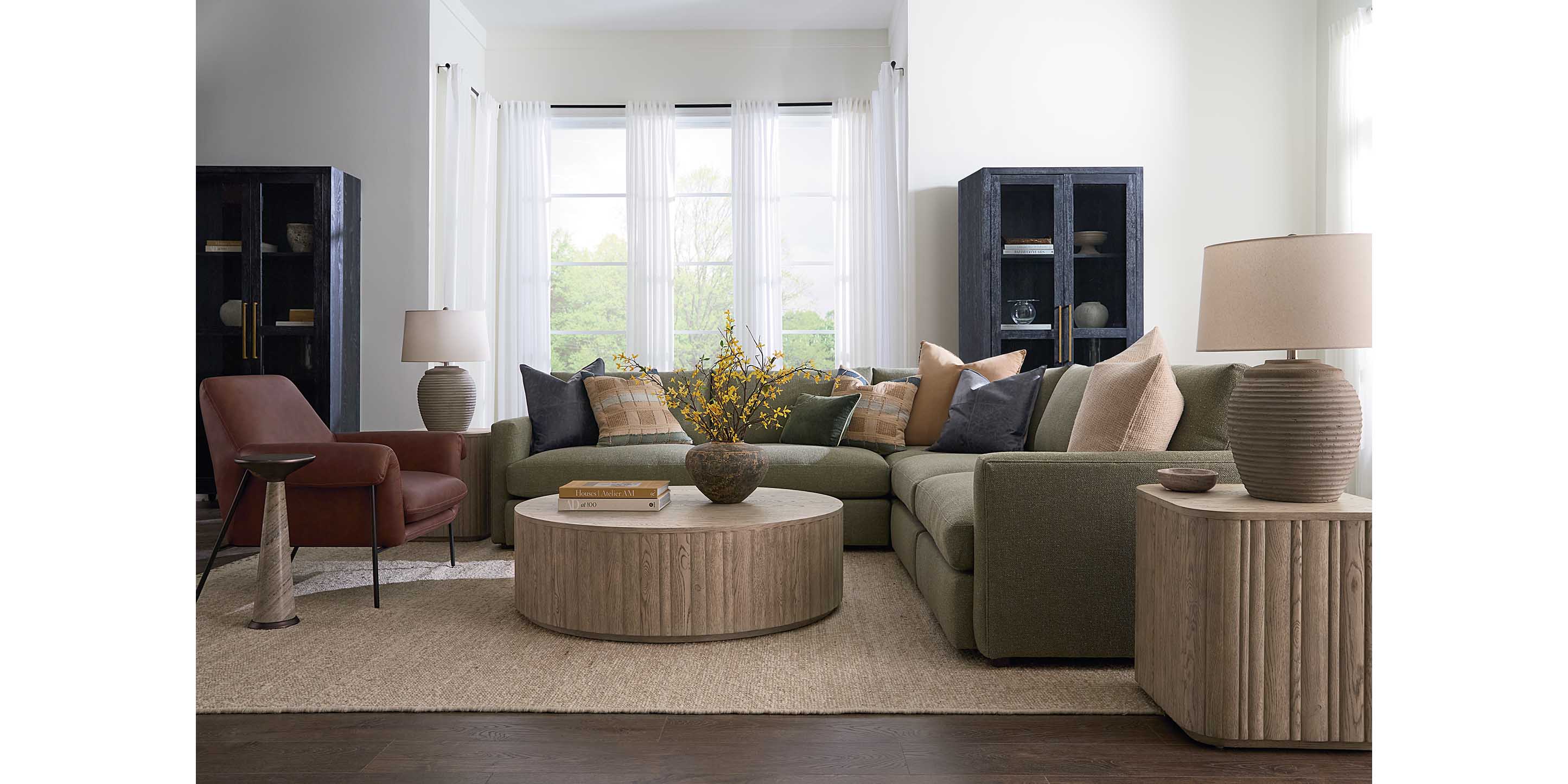 Allure Track Arm L-Shaped Sectional - Thumbnail 3