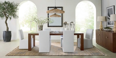 Andora Dining Collection | Contemporary Rustic American Oak | Bassett Furniture