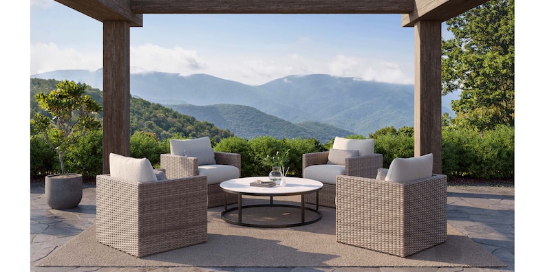 Lounge Chair  HEATHERED GREY image number 1