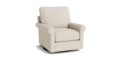 True Custom® Roll Arm Swivel Chair