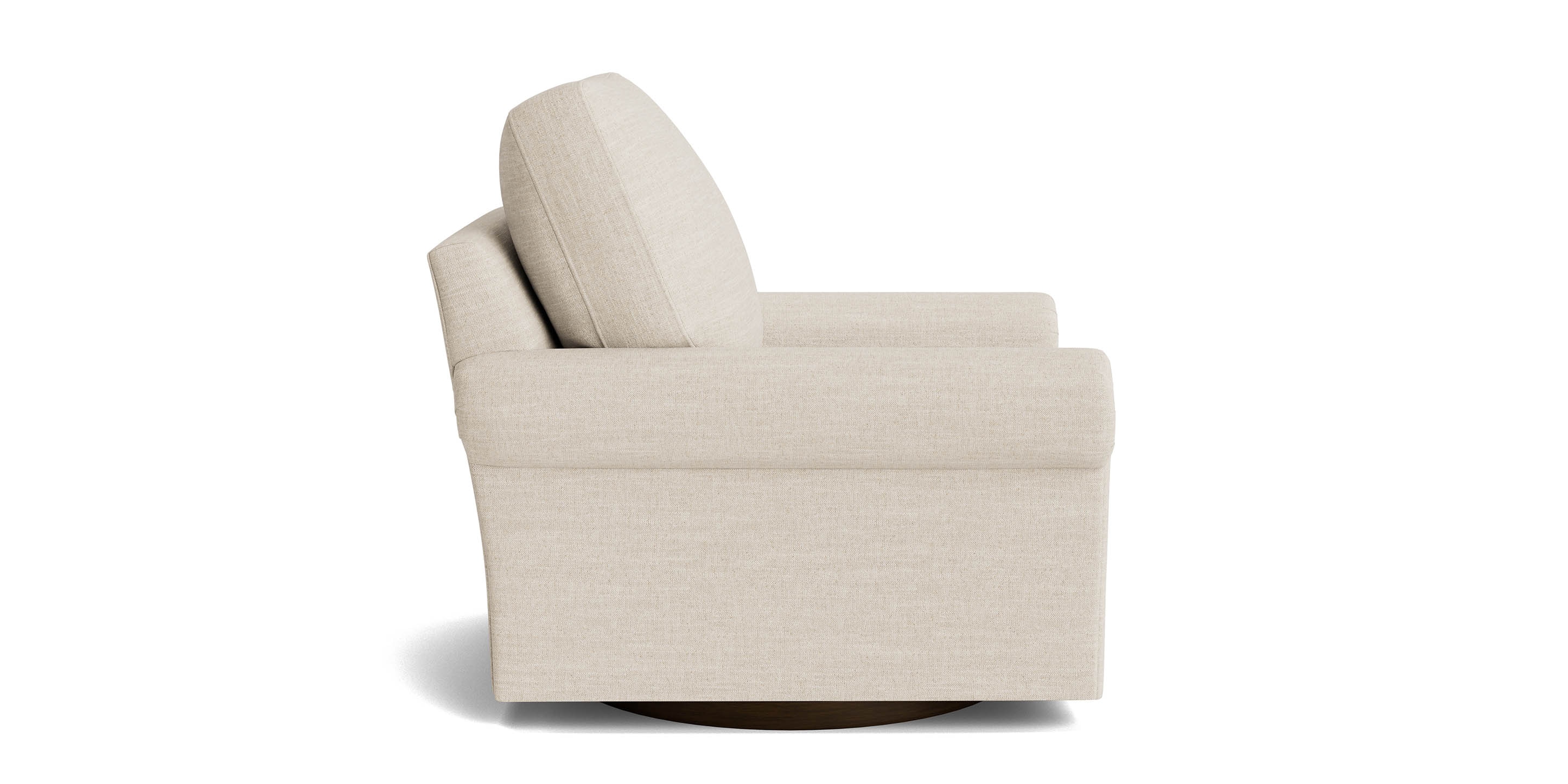 Bassett Furniture Panel Arm Swivel Chair - Thumbnail 3